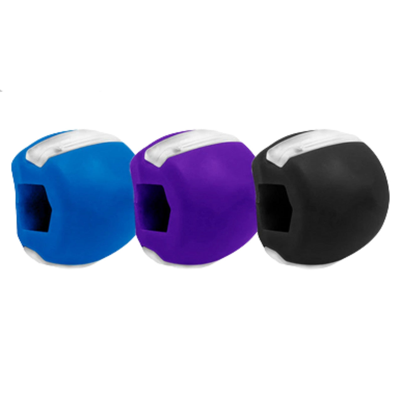 3PCS Jawline Exerciser Mouth Exercise Fitness Ball Neck Face Jaw Trainer Toning
