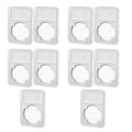 10pcs Coin Display Slabs 38mm Graded Storage for MORGAN/PEACE/IKE SILVER DOLLAR