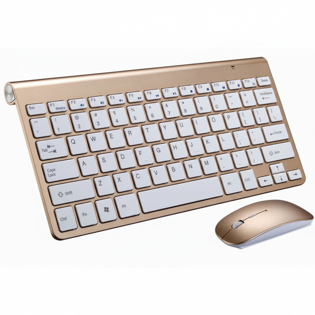 Mini Wireless Keyboard And Mouse Set Waterproof 2.4G For Mac Apple PC Computer