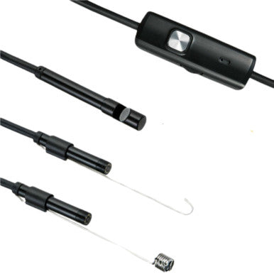 5M 6LEDs Snake Endoscope Borescope 8mm Inspection USB Camera Scope For Android