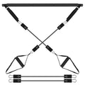 Pilates Bar Kit with 100LBS Resistance Bands Multifunctional Pilates Yoga Toning Bar Full Body Exercise Equipment Set for Beginners Intermediates Prof