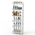 Over-the-Door Pantry Organizer 6-Tier Steel Rack 110LBS Load Capacity