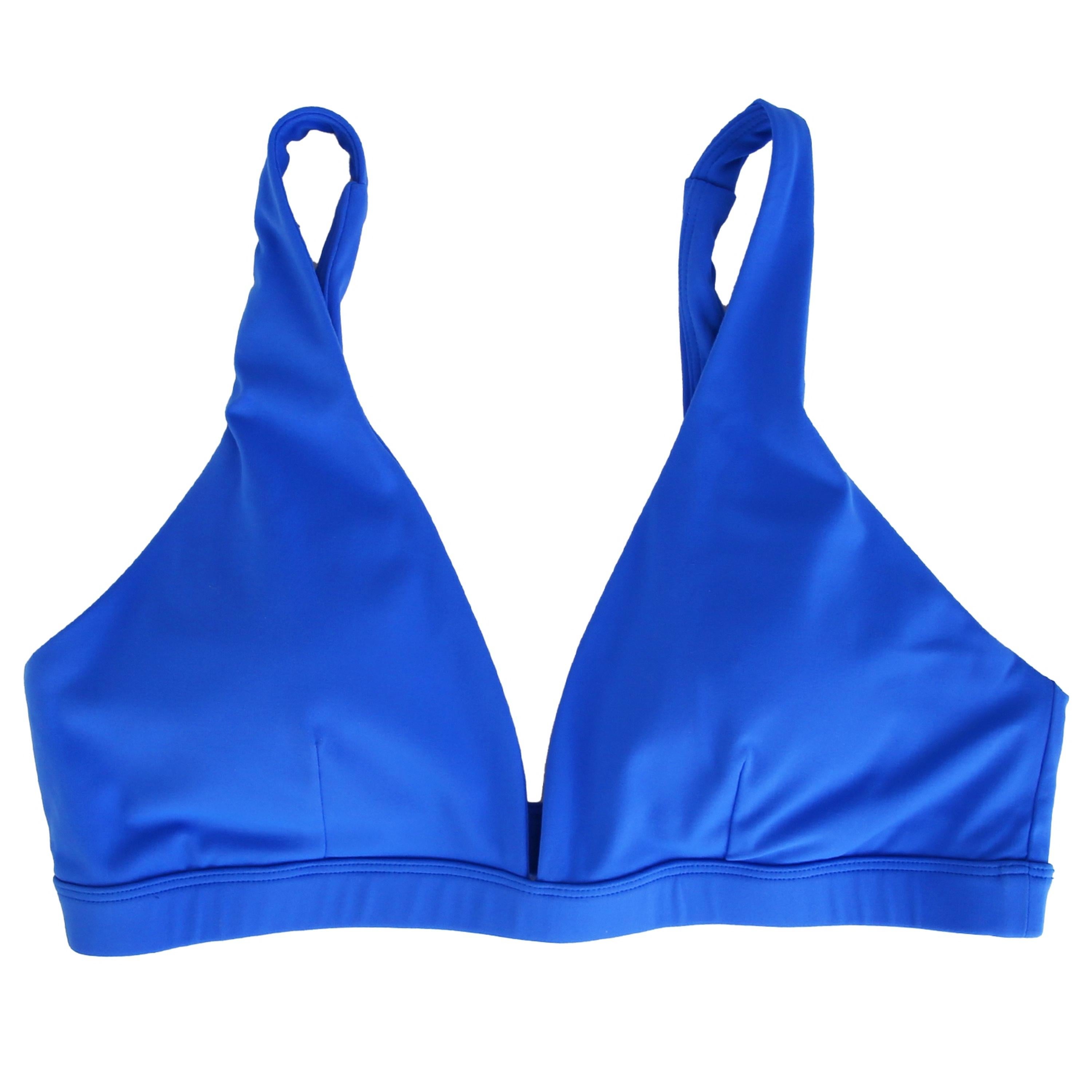 Women�s Deep V-Neck Sports Bra, U-Back, Removable Pads, Low Impact