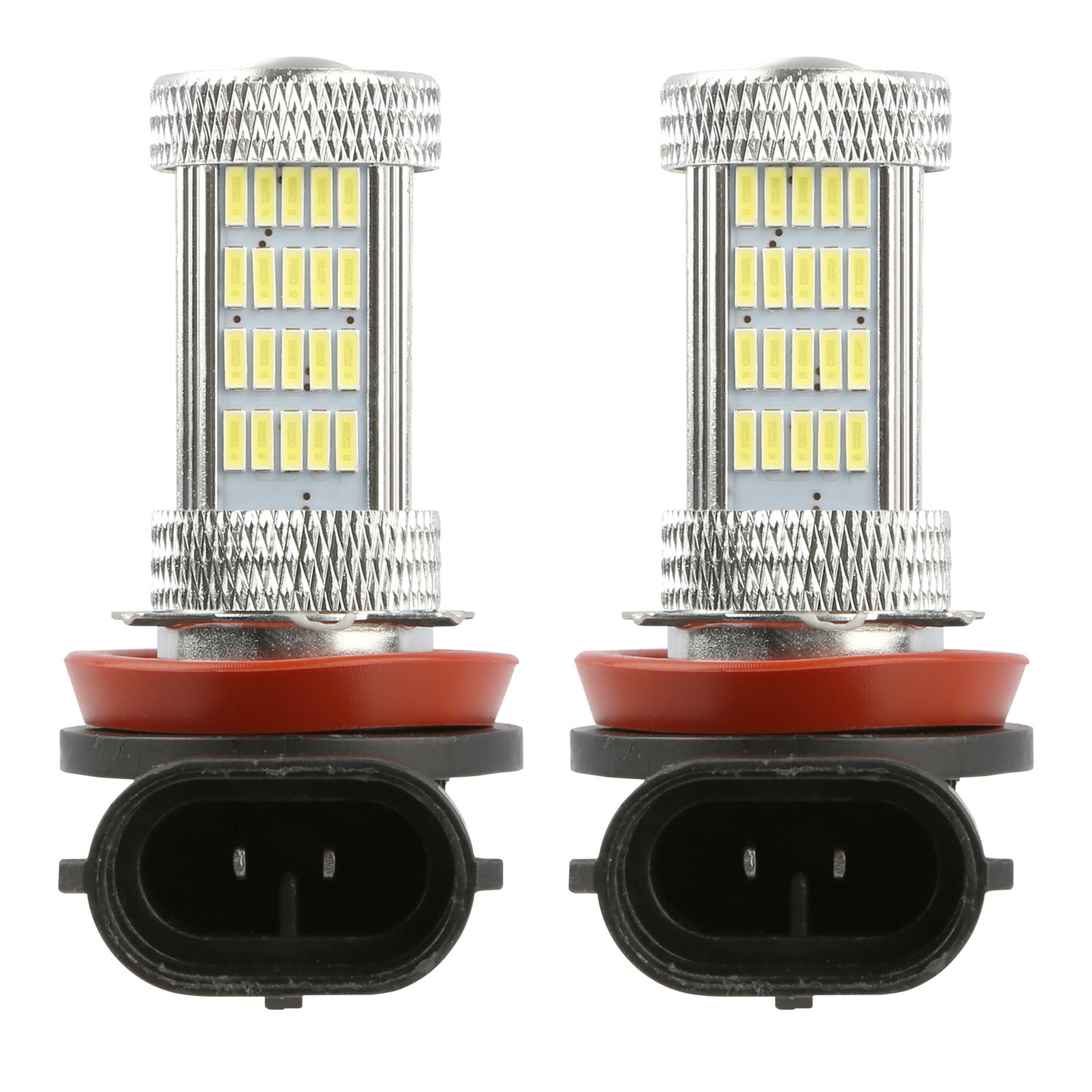 2PCS 800lm H8/H9/ H11 LED Fog DRL Light Bulb IP65 Water-Resistant 360� Beam Angle 6000K White