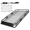 63x39x6.3in Universal Roof Rack Cargo Carrier Car Top Luggage Holder Basket with�Hook Strap Elastic Net