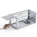 Single Door Rat Trap, Humane Rodent Trap for Mice/Voles/Hamsters, Indoor/Outdoor