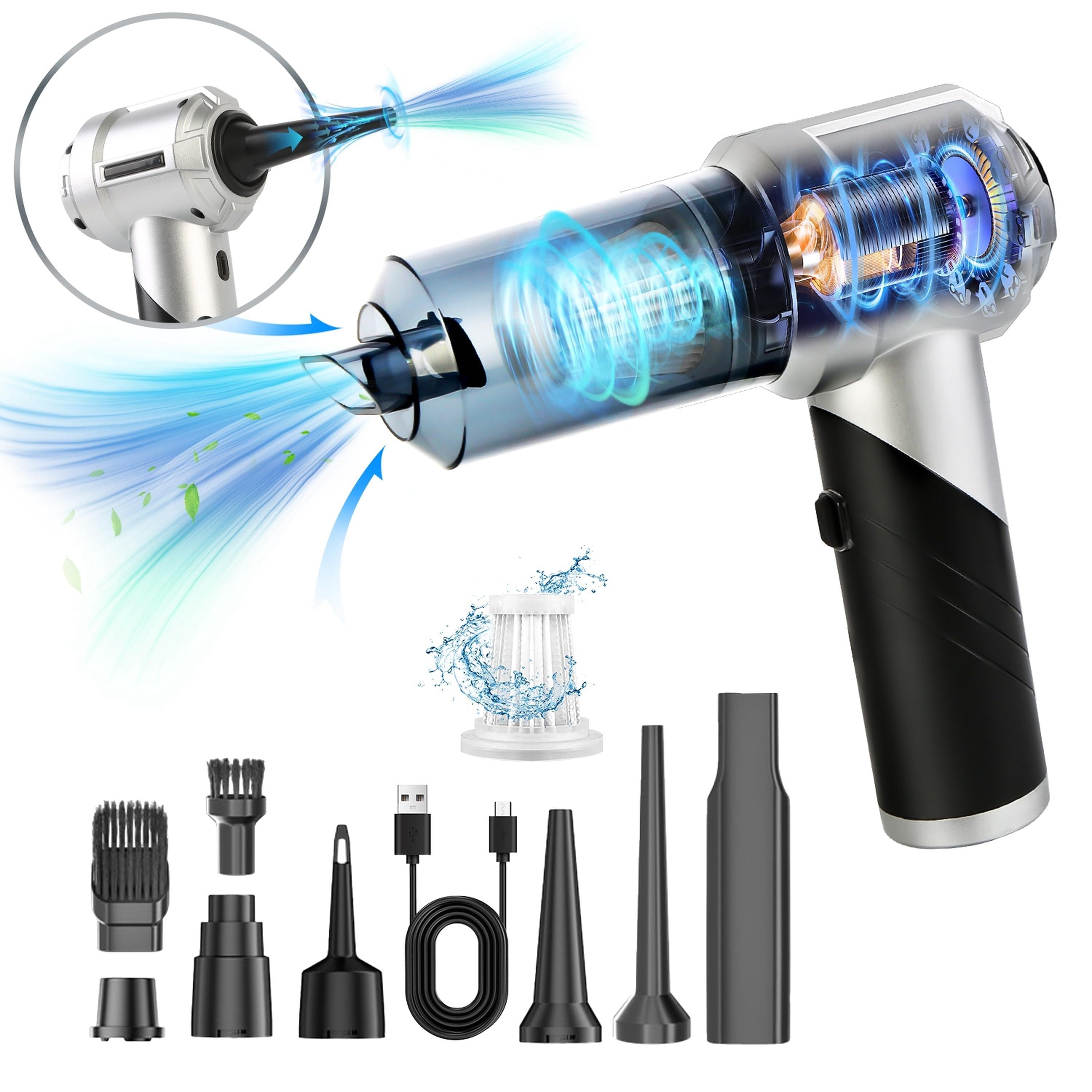 Cordless Car Vacuum Cleaner, 20000PA Suction, Rechargeable, 3 Levels