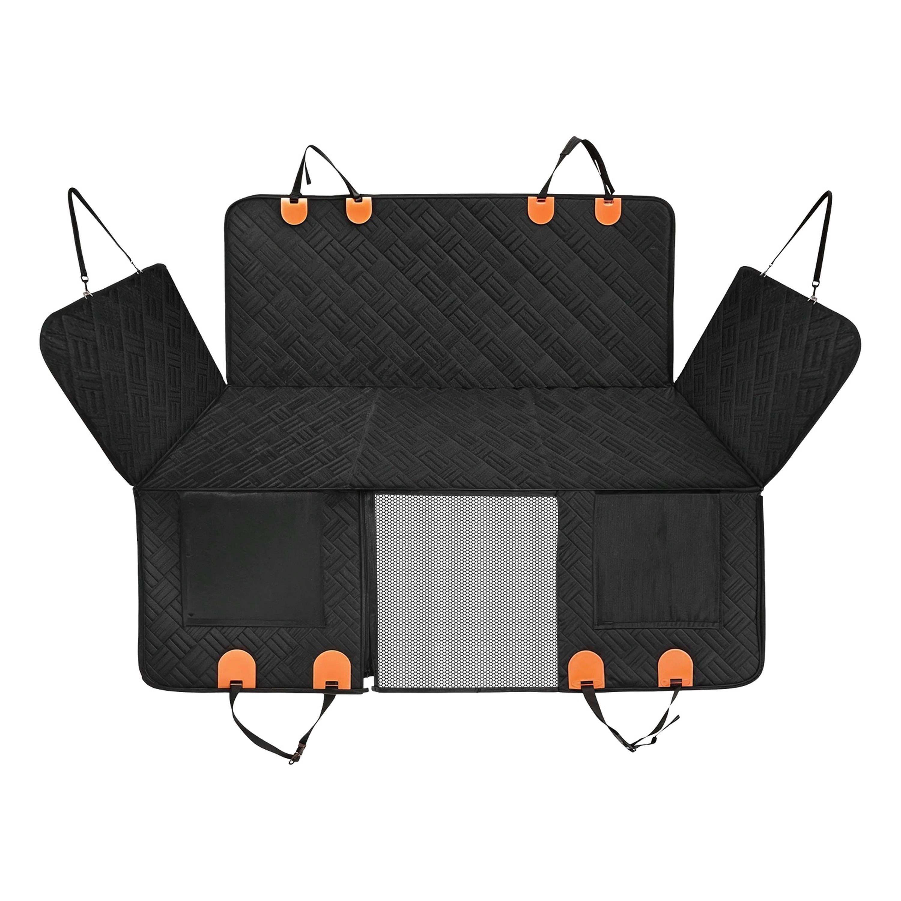 Dog Car Seat Cover, Waterproof Hammock, Non-Slip, Scratchproof, Mesh Window