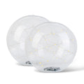 2Pcs 14� Floating Pool Lights Solar Powered IP68 Inflatable LED Balls w/ Remote