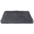 Dog Bed Soft Plush Cushion Cozy Warm Pet Crate Mat Dog Carpet Mattress with Long Plush for S/M Dogs