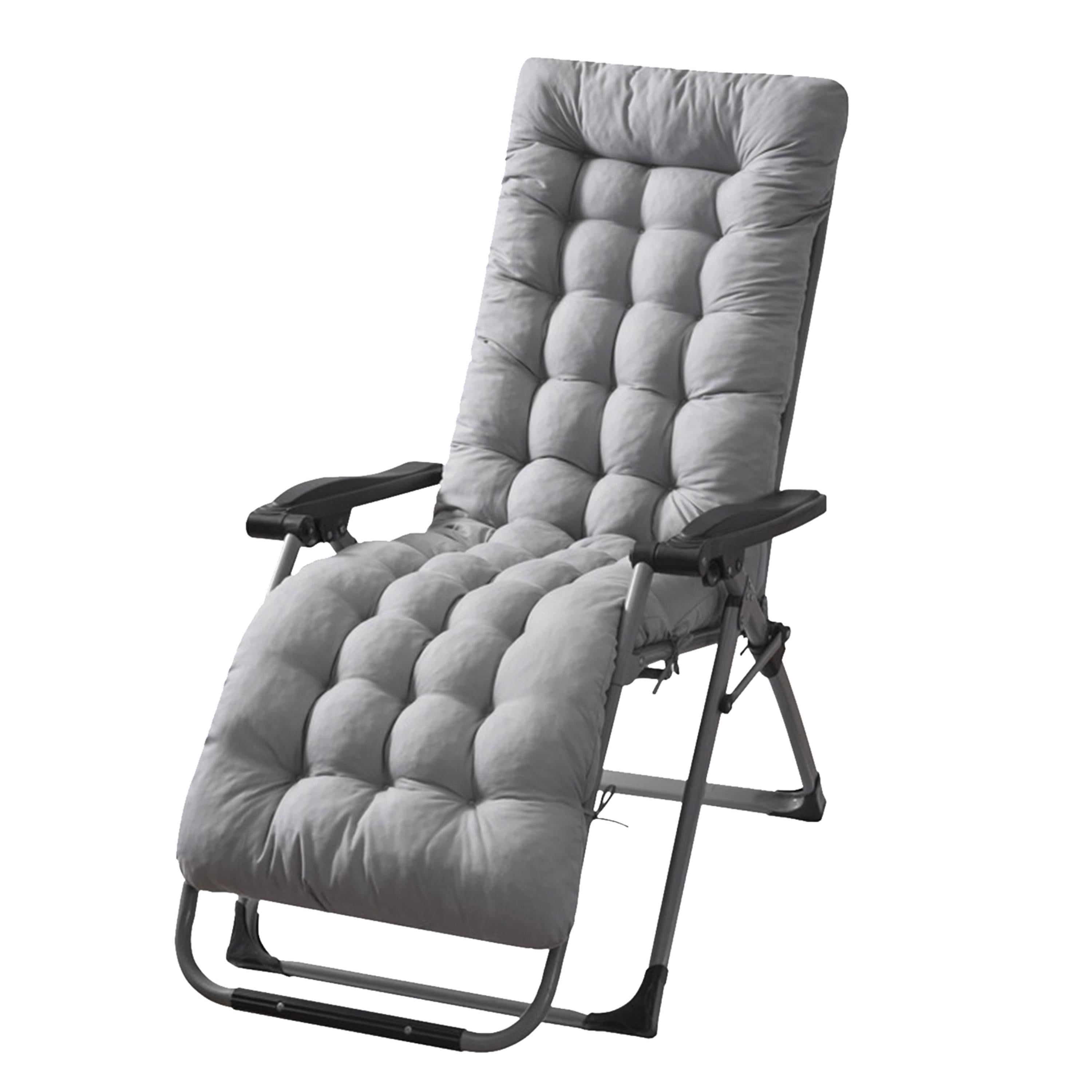 71x22in Chaise Lounger Cushion for Recliner/Rocking Chair, Indoor/Outdoor