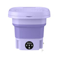 Foldable Portable Washing Machine with Detachable Drain Basket - 3 Modes, Electric - Ideal for Underwear, Socks, Towels, Baby Clothes