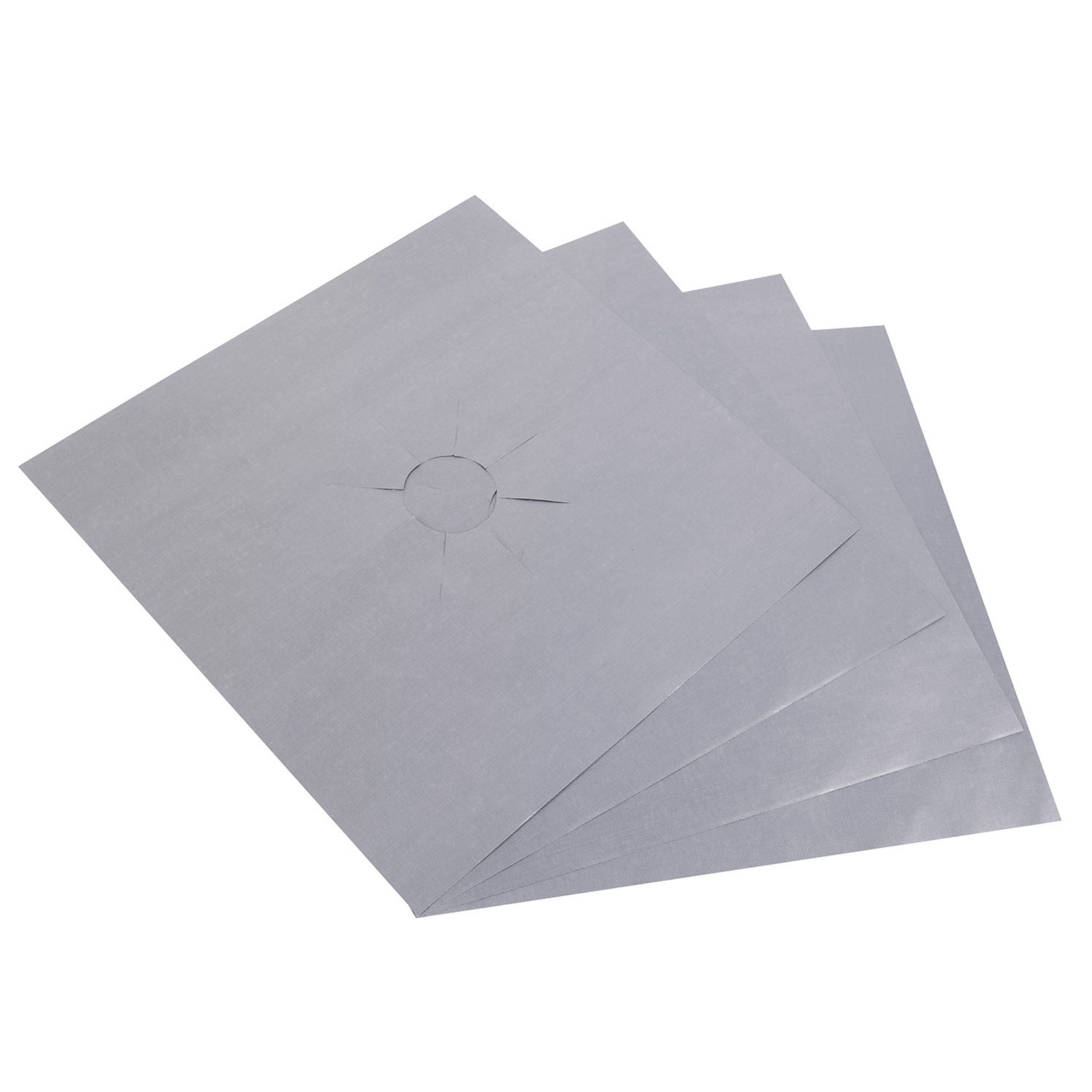 4-Pack Nonstick Burner Protector Liner - Reusable, Stovetop, 4-Pack