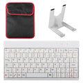 80 Keys Mini USB Wired Keyboard with Carry Bag and Tablet Stand for Android & Windows Tablet