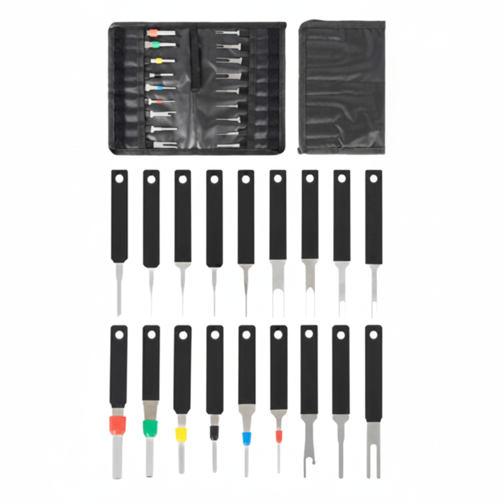 18Pcs Heavy Duty Thick Car Terminal Removal Kit Wire Connector Pin Release Tool