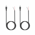 2-Pack 10 FT RCA Male Plug to Bare Wire Audio Speaker Subwoofer HDTV Cable Cord