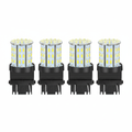 4X 3157 3156 64SMD LED Reverse Tail Brake Turn Signal DRL Light Bulb 6000K White