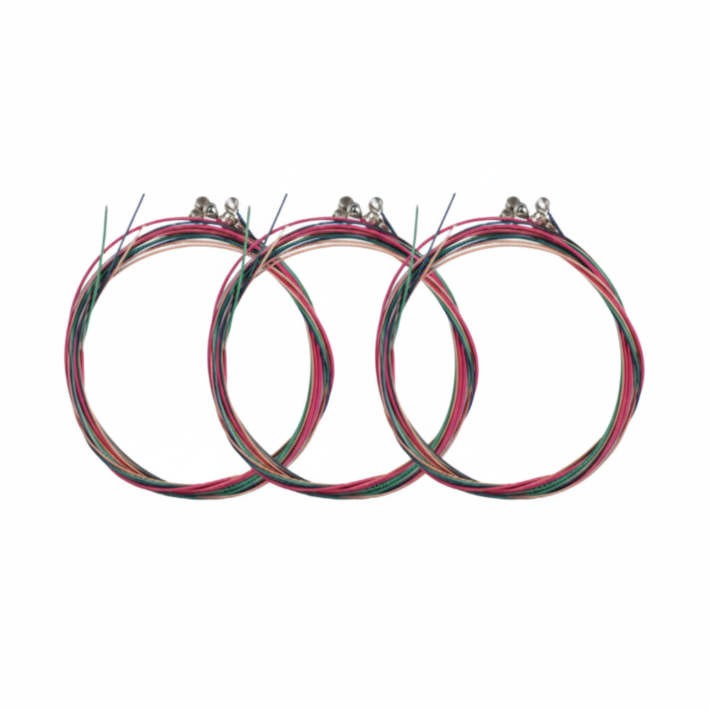 3 Sets of 6 Guitar Strings Replacement Steel String For Acoustic Guitar 1st-6th