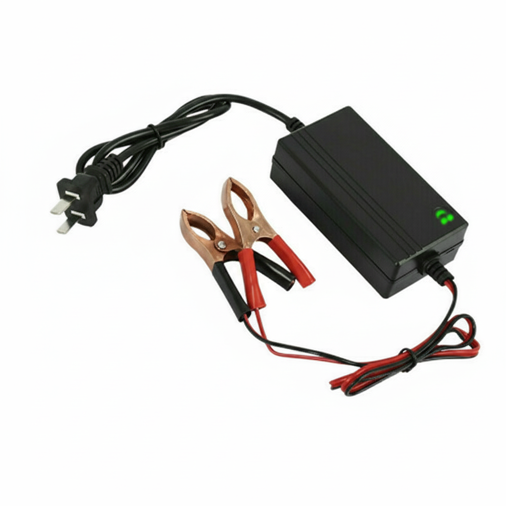 Portable 12V Auto Car Battery Charger Truck Trickle Maintainer Boat Motorcycle