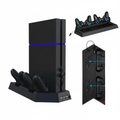 PS4 Cooling Station Vertical Stand 2 Controller Charging Dock For PlayStation 4