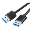 USB 3.0 A Male to A Male Cable Data Transfer Super Speed Power Charger Metal 6FT